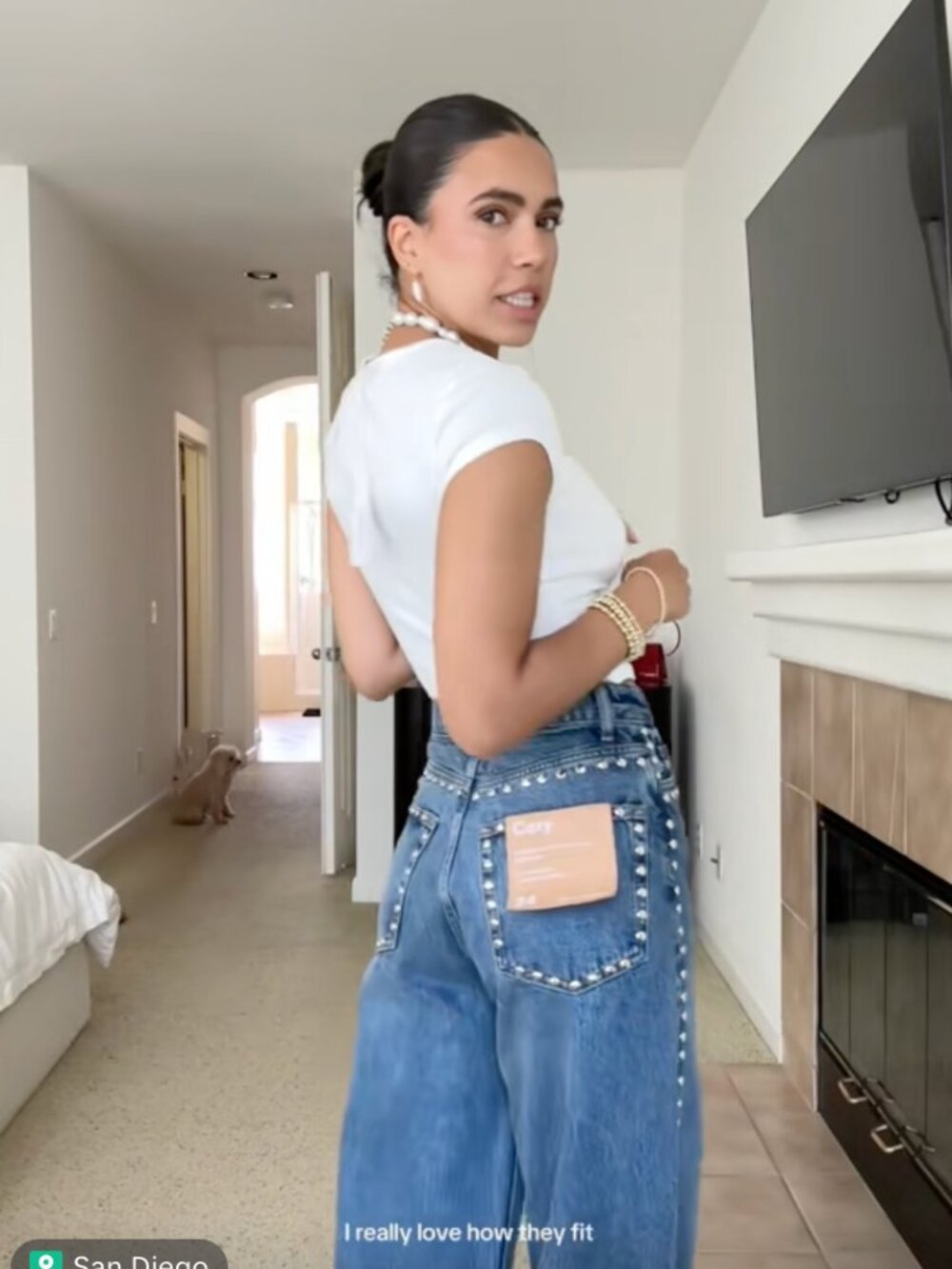 Viral Reformation Studded Cary Jeans - Picture 5 of 7